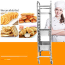 Gastronorm Trolley 16 Tier Stainless Steel Bakery Trolley Suits GN 1/1 Pans