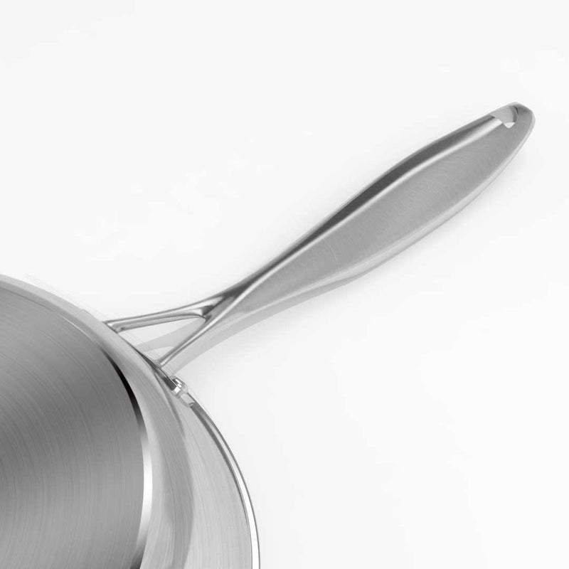 Stainless Steel Fry Pan 24cm 36cm Frying Pan Top Grade Induction Cooking