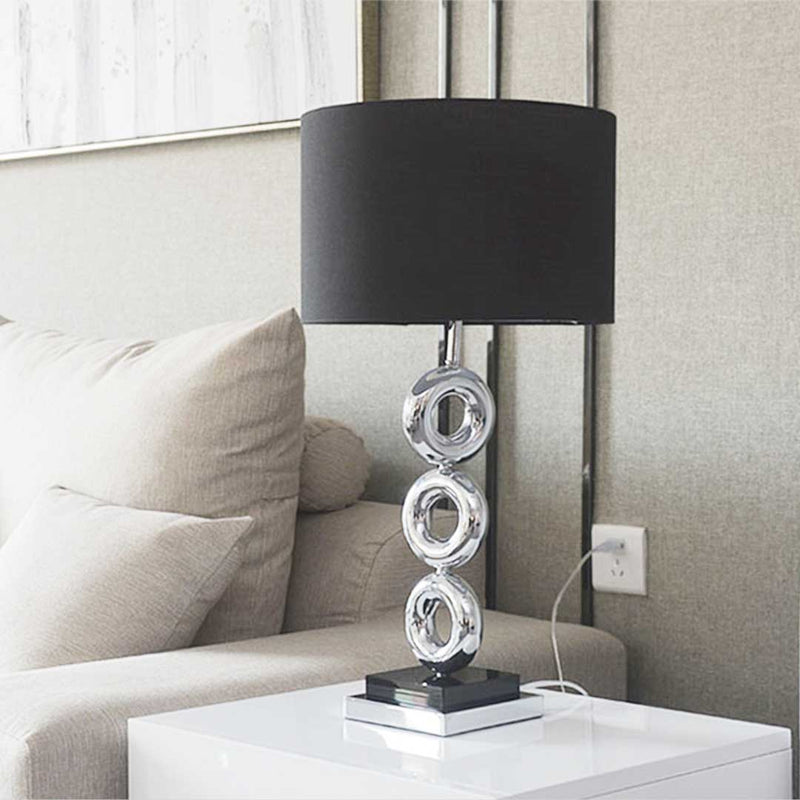 Simple Industrial Style Table Lamp Metal Base Desk Lamp