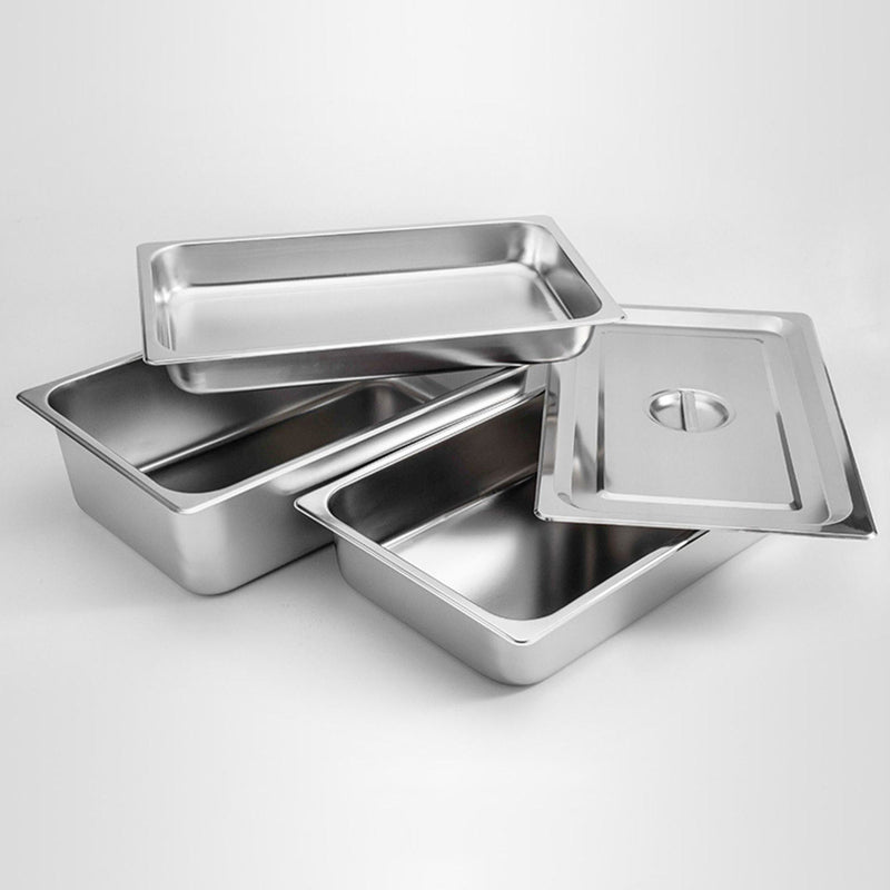 Gastronorm GN Pan Full Size 1/1 GN Pan 4cm Deep Stainless Steel Tray
