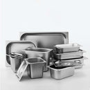 Gastronorm GN Pan Full Size 1/1 GN Pan 4cm Deep Stainless Steel Tray With Lid