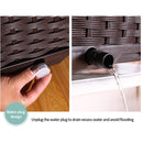 40cm Raised Planter Box Vegetable Herb Flower Outdoor Plastic Plants Garden Bed