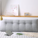2X 180cm Silver Triangular Wedge Bed Pillow Headboard Backrest Bedside Tatami Cushion Home Decor
