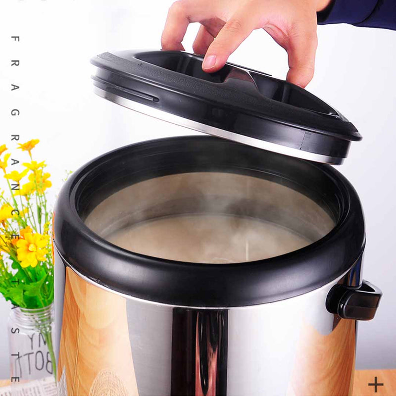 2X 16L Portable Insulated Cold/Heat Coffee Tea Beer Barrel Brew Pot With Dispenser