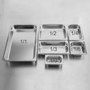 Gastronorm GN Pan Full Size 1/1 GN Pan 4cm Deep Stainless Steel Tray With Lid