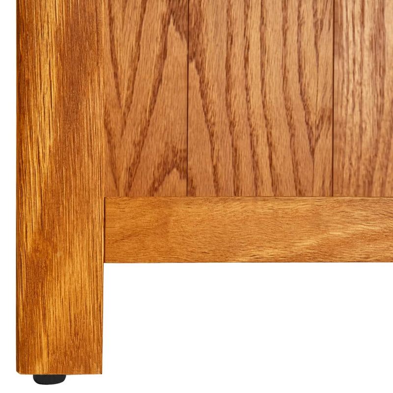 3-Tier Bookcase 70x22,5x82 cm Solid Oak Wood