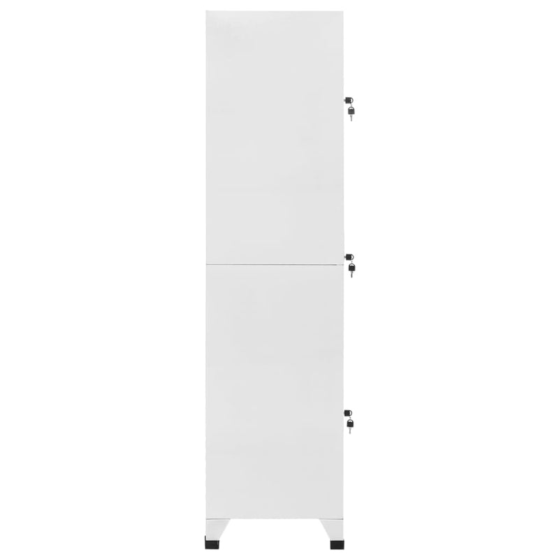 Locker Cabinet with 3 Compartments 38x45x180 cm