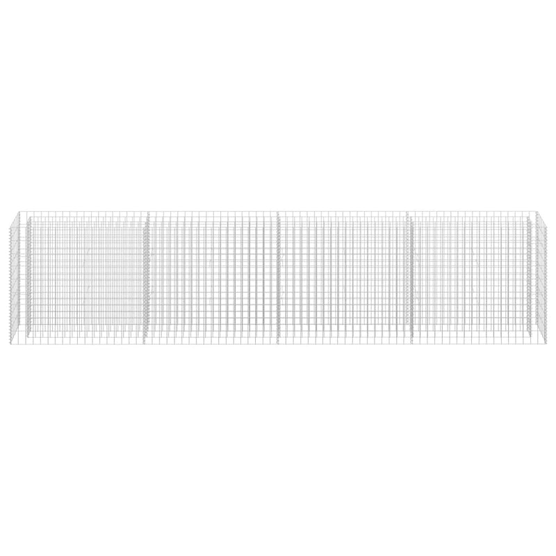 Gabion Raised Bed Galvanised Steel 360x30x90 cm