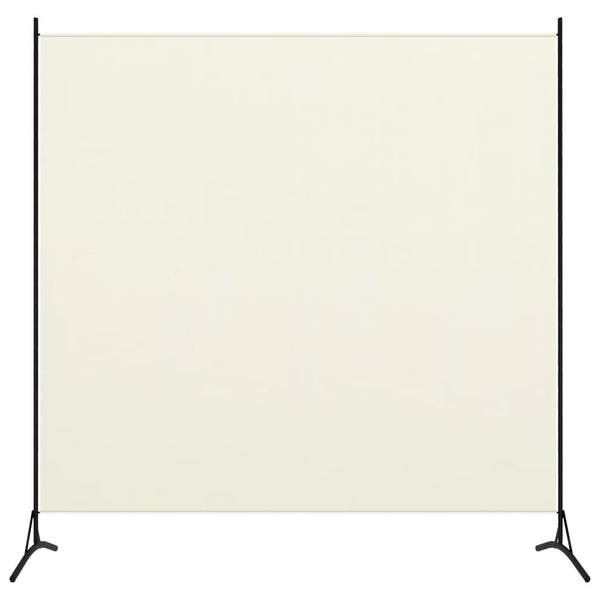 1-Panel Room Divider Cream White 175x180 cm