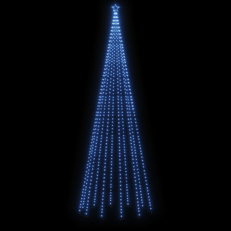 Christmas Tree with Spike Blue 732 LEDs 500 cm