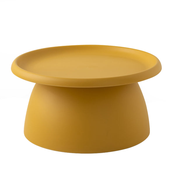 Coffee Table Mushroom Nordic Round Large Side Table 70CM Yellow