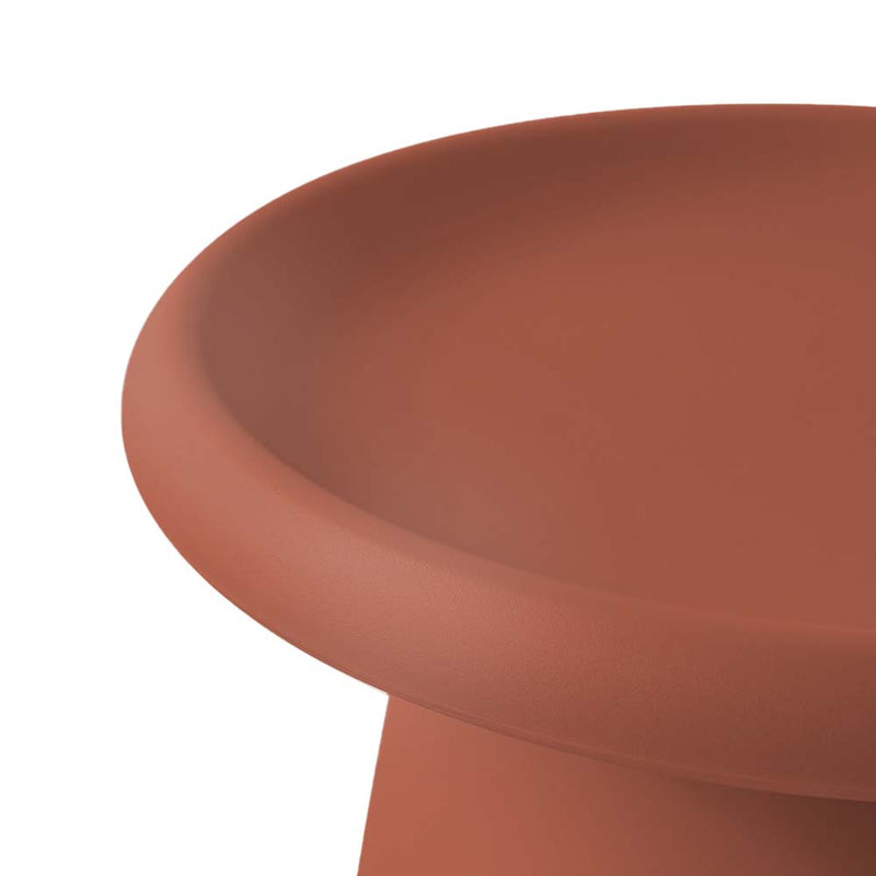 Coffee Table Mushroom Nordic Round Small Side Table 50CM Red