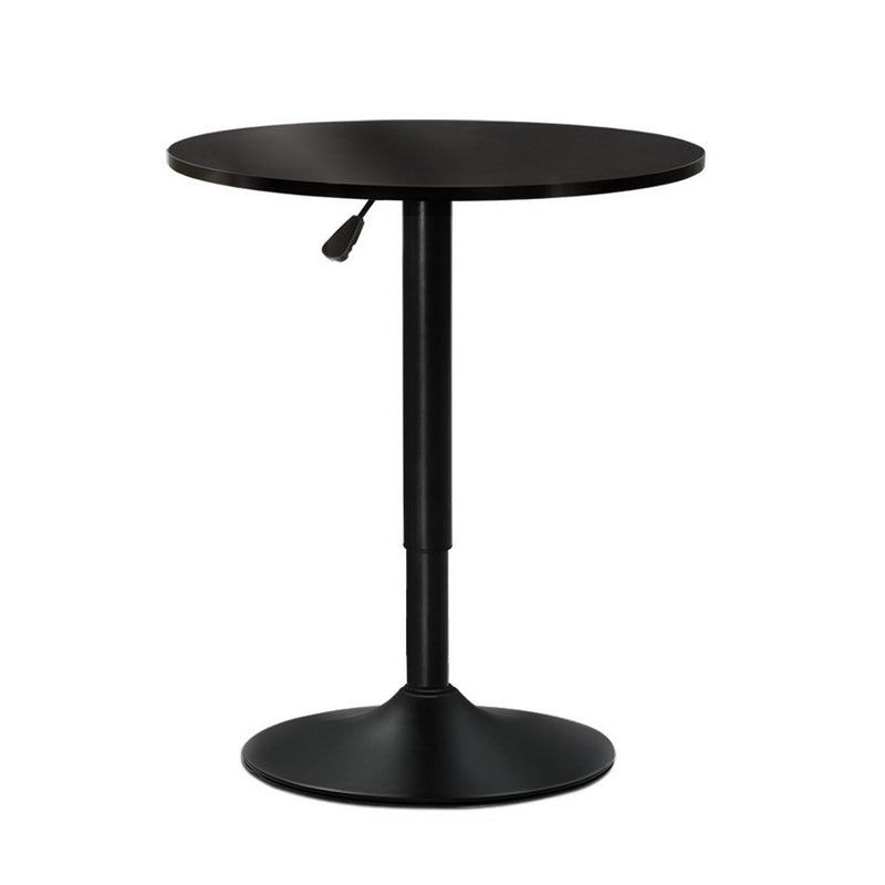 Bar Table Kitchen Tables Swivel Round Metal Black