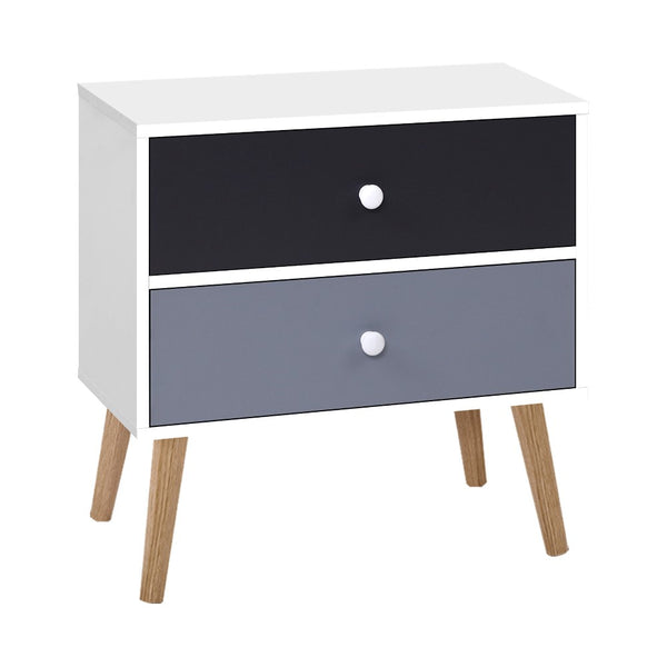 Bedside Tables Drawers Side Table Nightstand Lamp Side Storage Cabinet