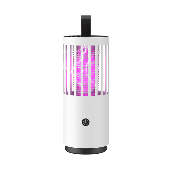 Mosquito Killer Lamp with 360-Degree Portable Rechargeable White