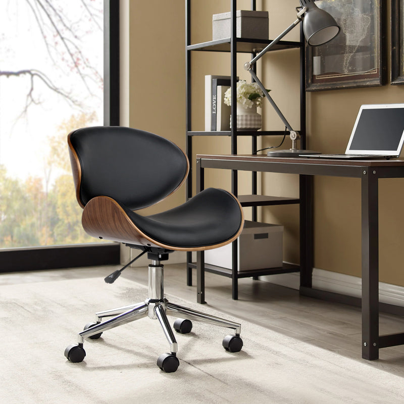 Leather Office Chair Black